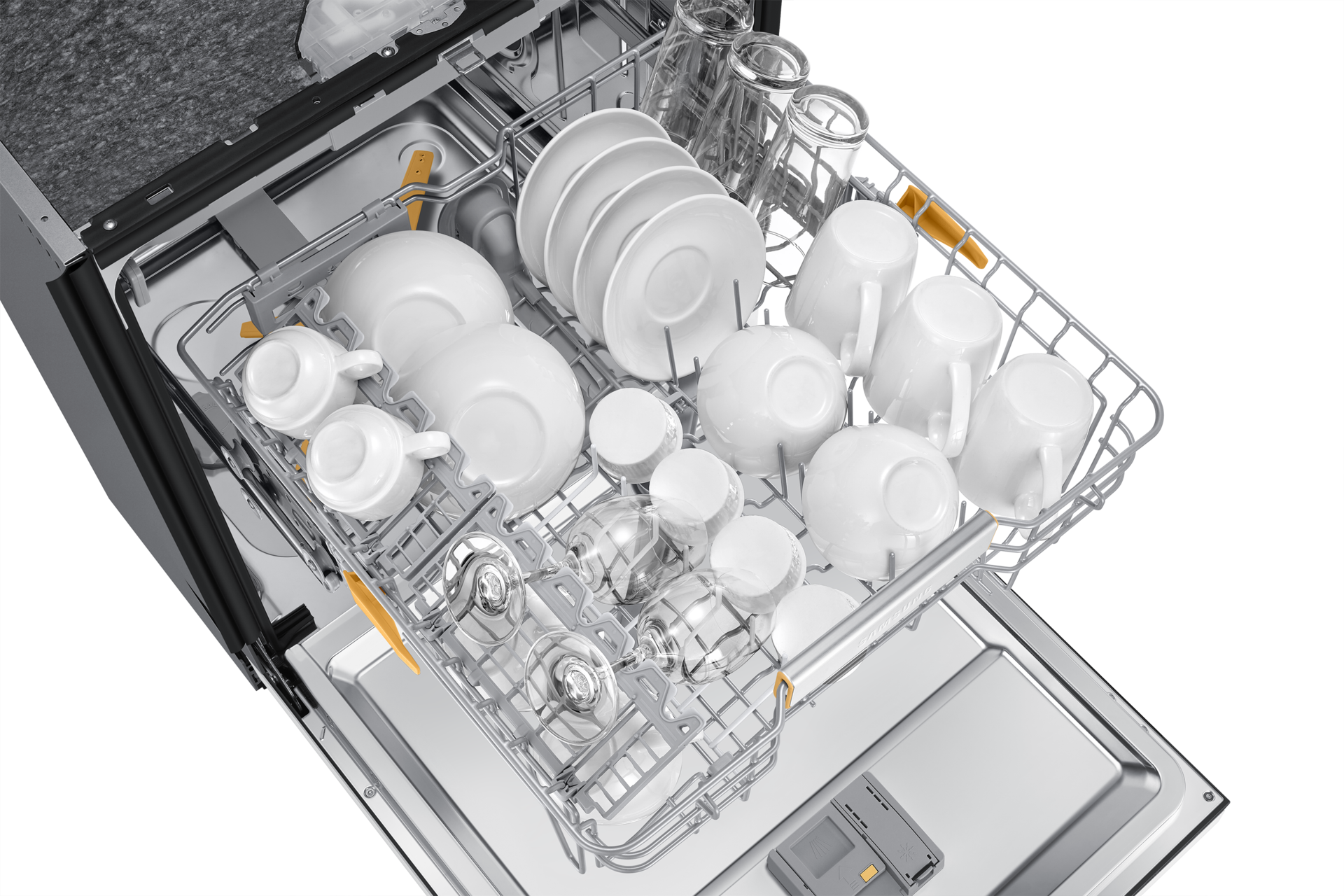 DW7700B Built In Dishwasher with Energy Efficiency and WaterJet Clean™ Detail2 White 