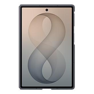 Galaxy Fold8 silikoninis magnetinis dėklas Front Graphite 