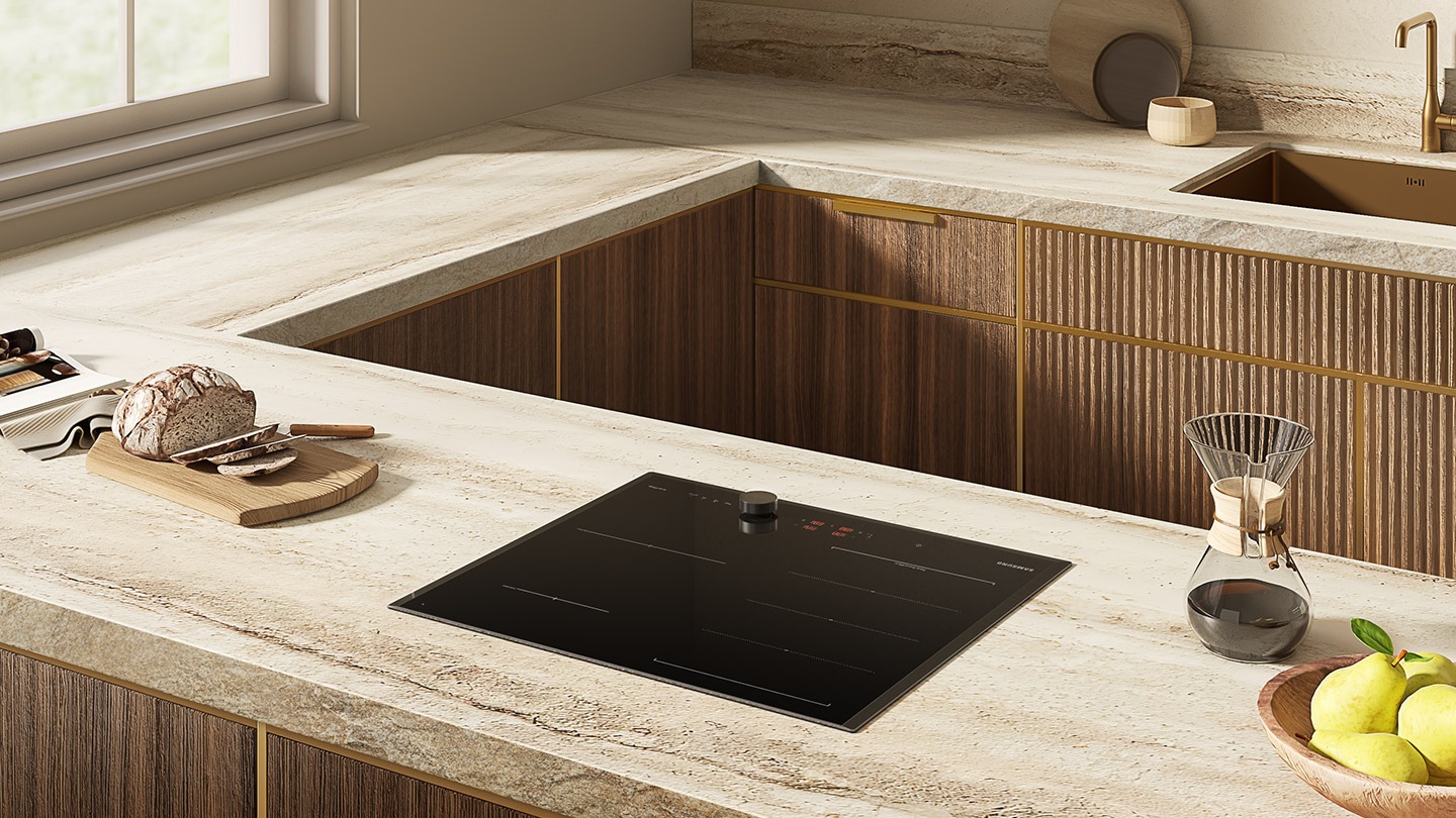 NZ8500BM is installed in the kitchen. It goes well with the modern and luxurious mood.