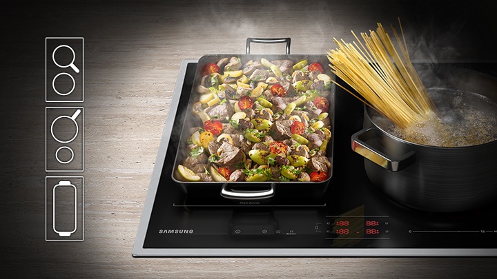 UTY F.ページ② NZ8500BM 5-2 Oven Cooktop with Flex Zone and Wi-Fi Connectivity