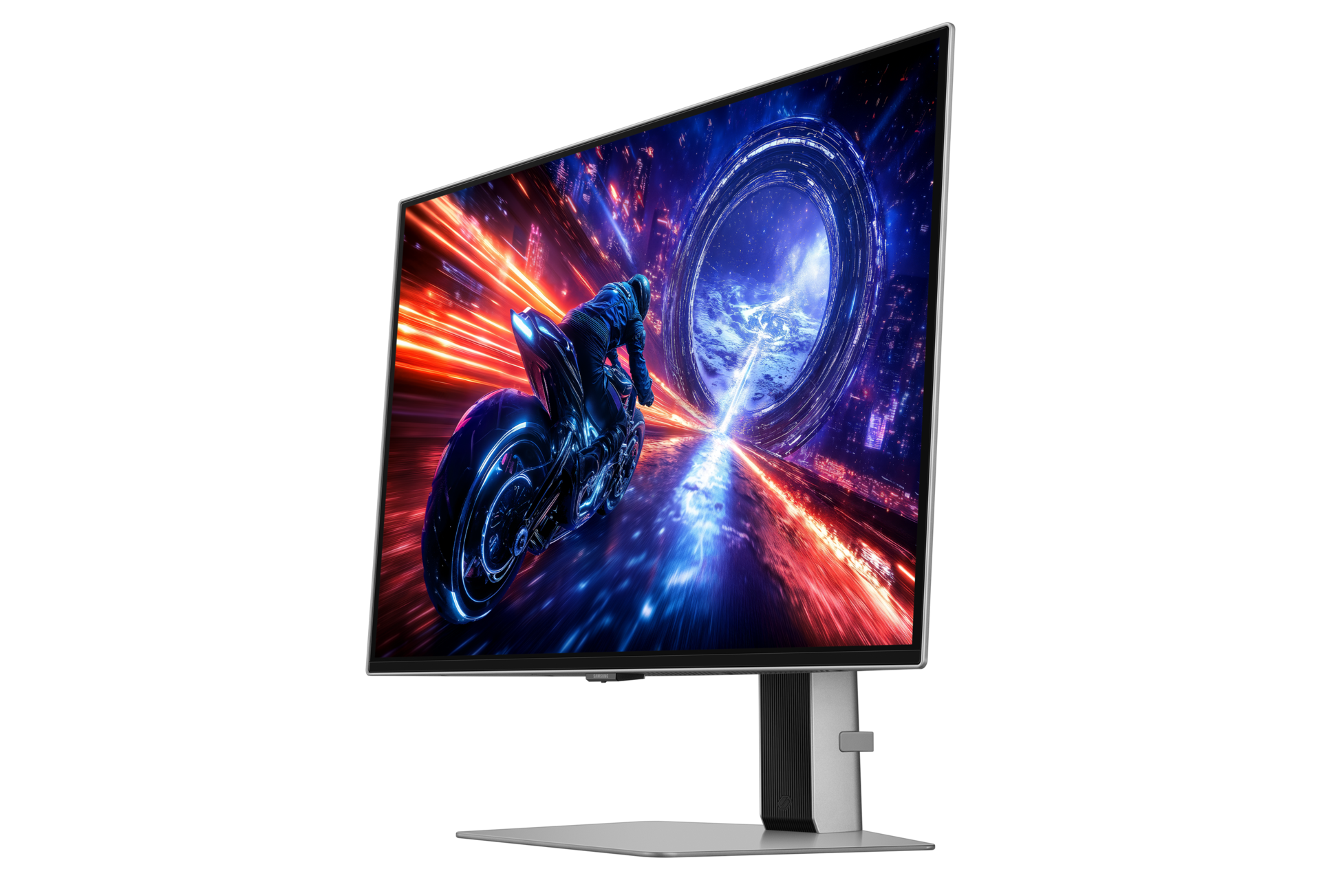 27" Odyssey OLED G6 G60SF QHD 500Hz Gaming Monitor Dynamic1 Silver 