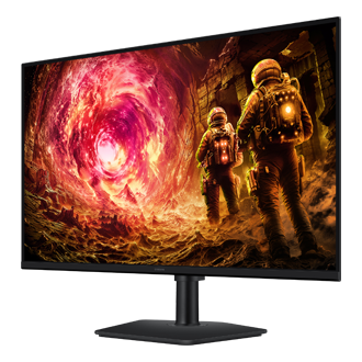 27/32" Odyssey G5 G50F QHD 180Hz Gaming Monitor R-perspective Black 