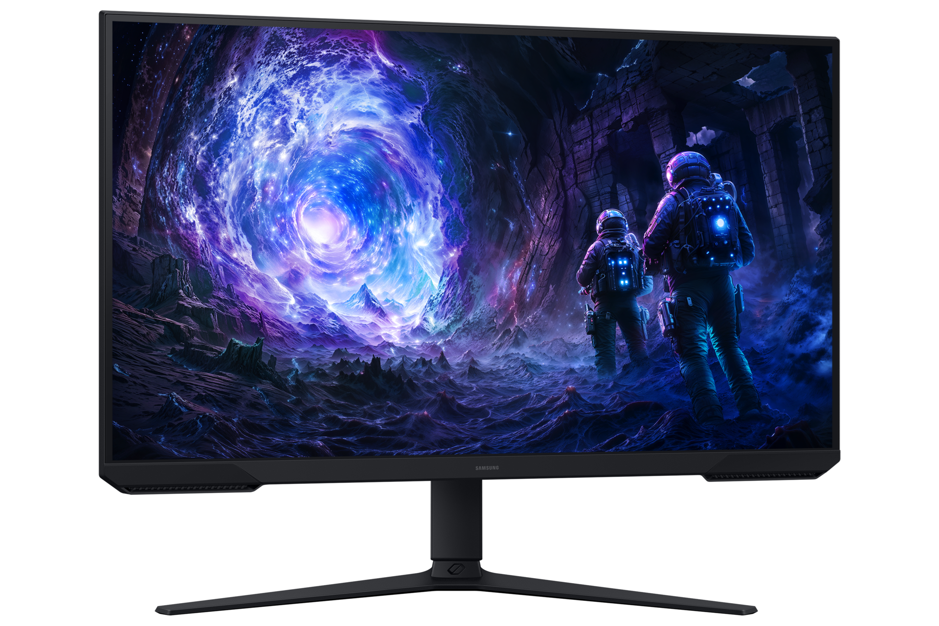 27"/32" Odyssey G5 G51F QHD 180Hz Gaming Monitor Swivel2 Black 
