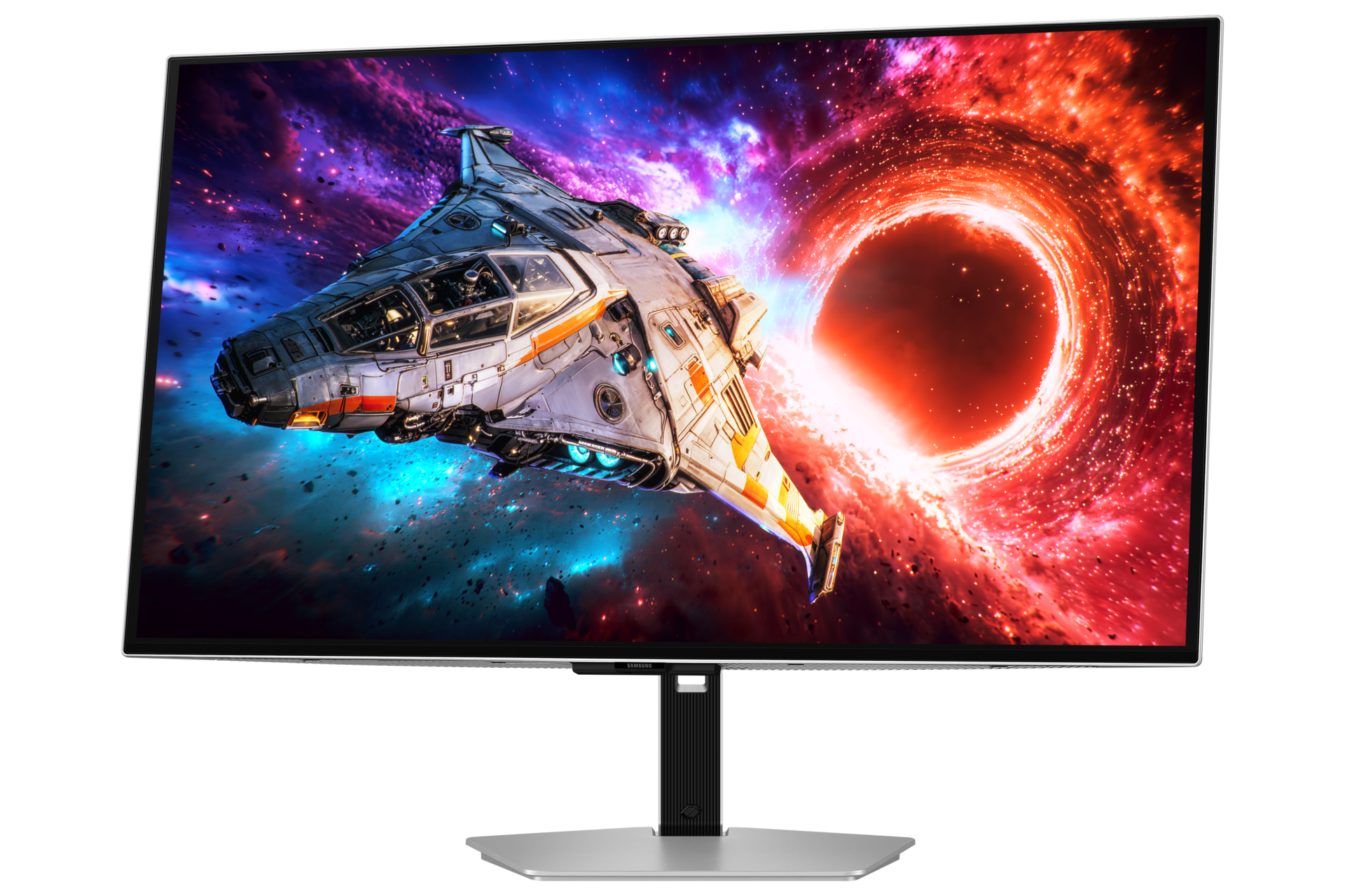 27/32 Inch Odyssey OLED G8 G80SH 4K 240Hz Gaming Monitor HG800SUXEN  Swivel1 Silver 