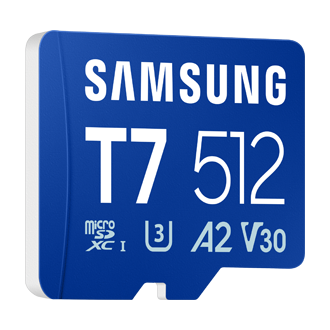 T7 microSD Card microSDXC™ UHS-I Card L-Perspective Blue 