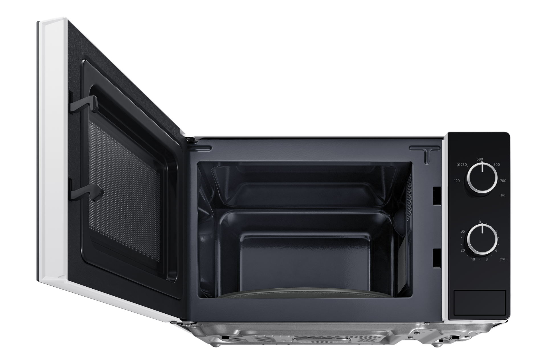 low-front-open White