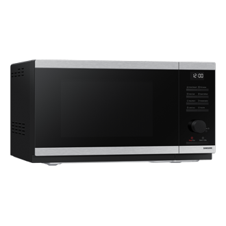 MW4000D Grill/Solo MWO With Grill Fry and Bread Defrost L-Perspective Silver 