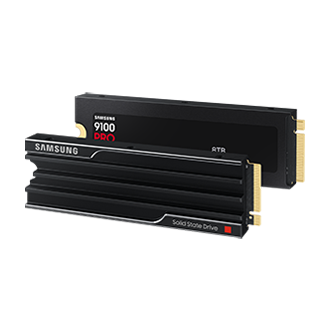 9100 PRO with Heatsink PCIe 5.0 M.2 SSD R-Perspective-Set Black 