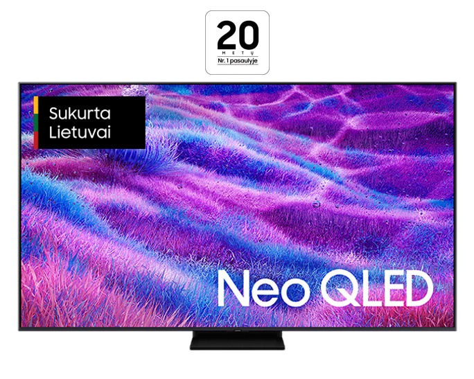 100" Neo QLED QN80F 4K Samsung Vision AI Smart TV (2025) Sidabrinė