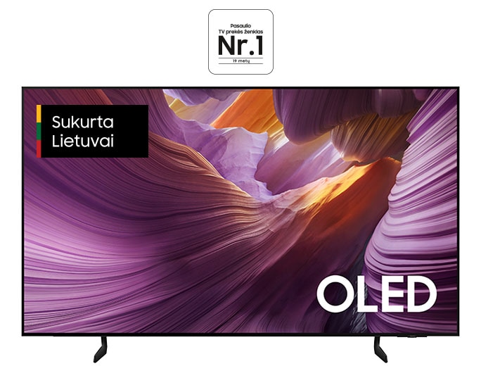 65" OLED S85F 4K Samsung Vision AI Smart TV (2025) Juoda