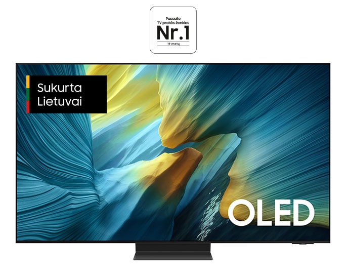 65" OLED S95F 4K Samsung Vision AI Smart TV (2025) Juoda