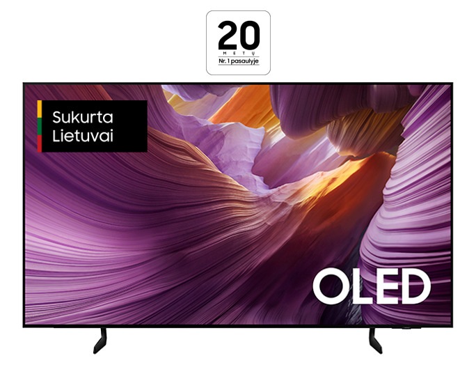 77" OLED S85F 4K Samsung Vision AI Smart TV (2025) Juoda