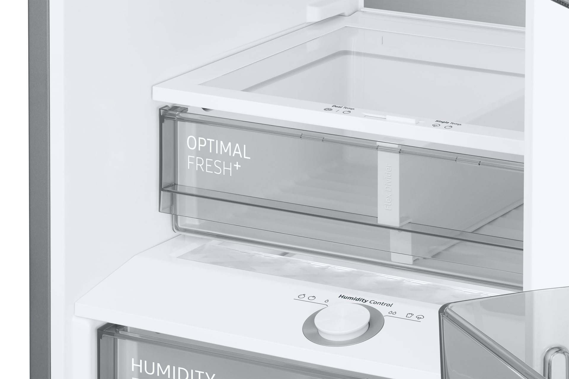 Bottom Mount Freezer with SmartThings AI energy mode and All Around Cooling RB38C774DB1/EF Detail-Display Black 