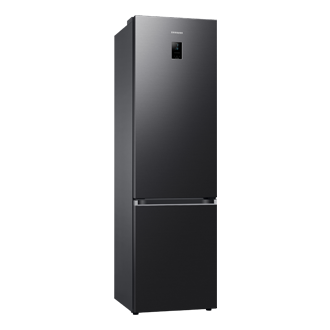 Bottom Mount Freezer with SmartThings AI energy mode and All Around Cooling RB38C774DB1/EF L-Perspective Black 