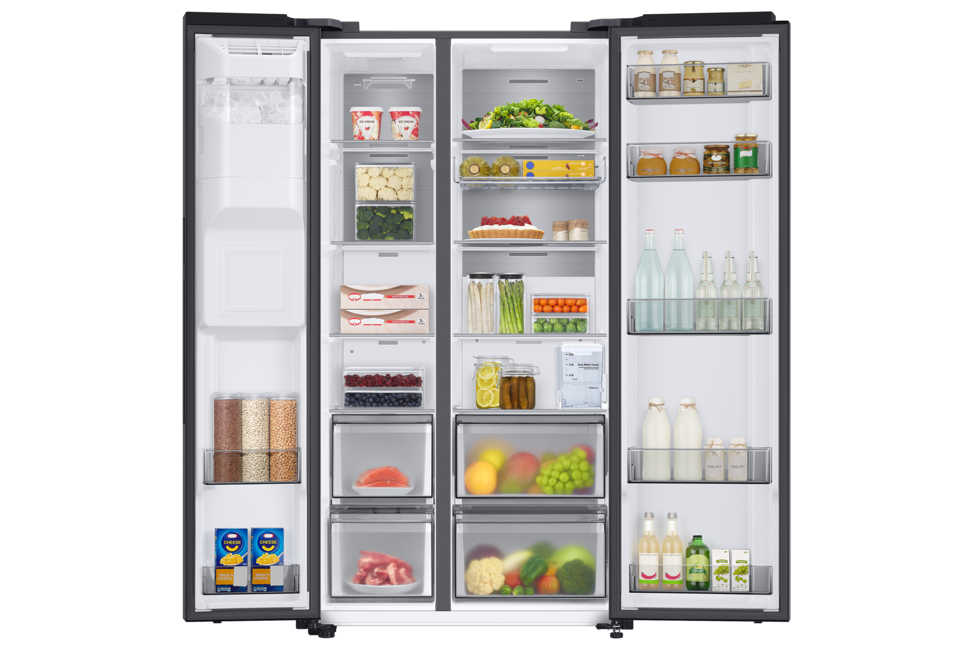 front-open-with-food Black