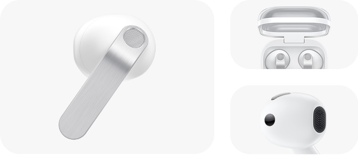 Galaxy Buds4 White | „Samsung Lietuva“