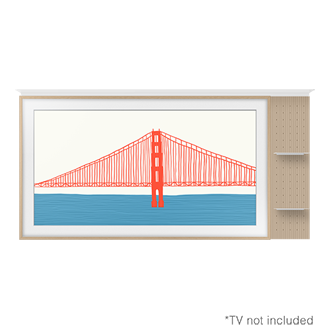 front-left-tv Beige Wood