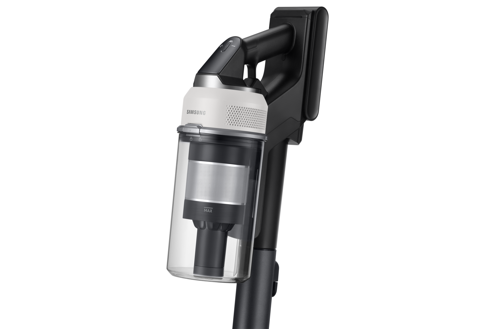 Jet 85S Stick VC 250W / 60 Min. 2.43kg with the Slim LED Brush Handy-stick-Detail Satin Greige 