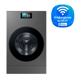 Bespoke AI 18/11 kg Laundry Combo™  skalbyklė ir džiovyklė Pilka
