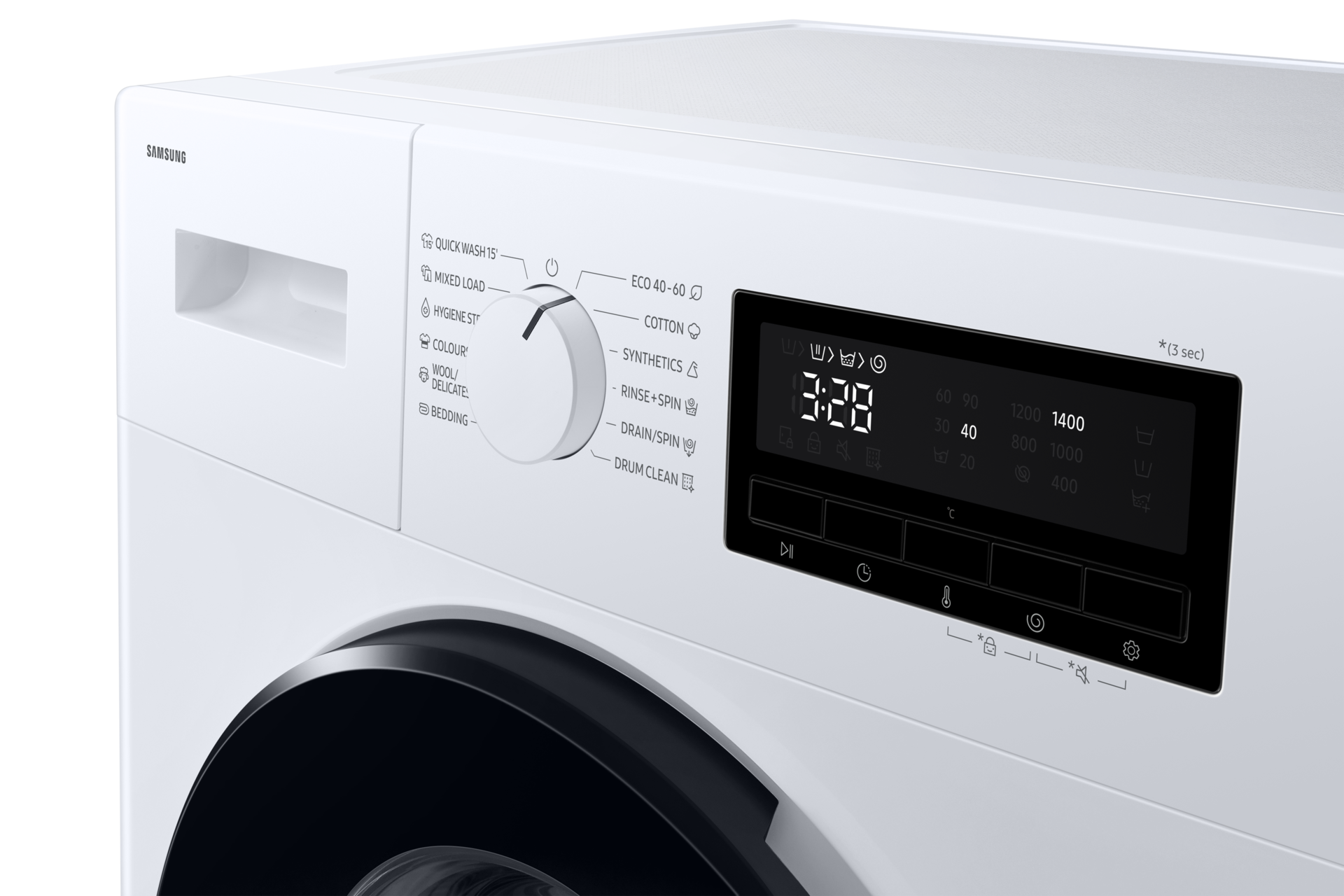 Laundry with Grade A Energy Efficiency and Hygiene Steam Detail2 White 