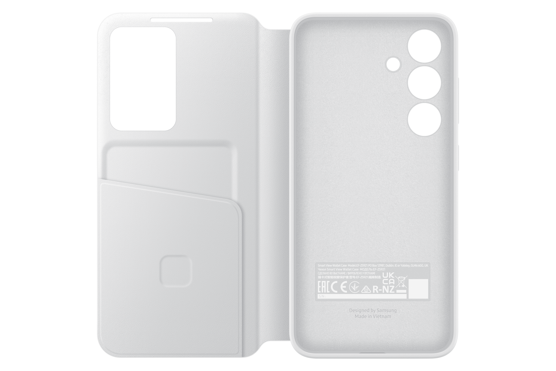 front-open White
