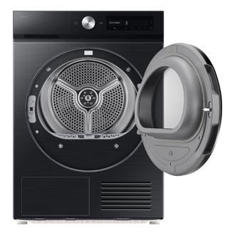 Laundry Dryer with A Energy Efficiency Rating_ Front-Open Black 