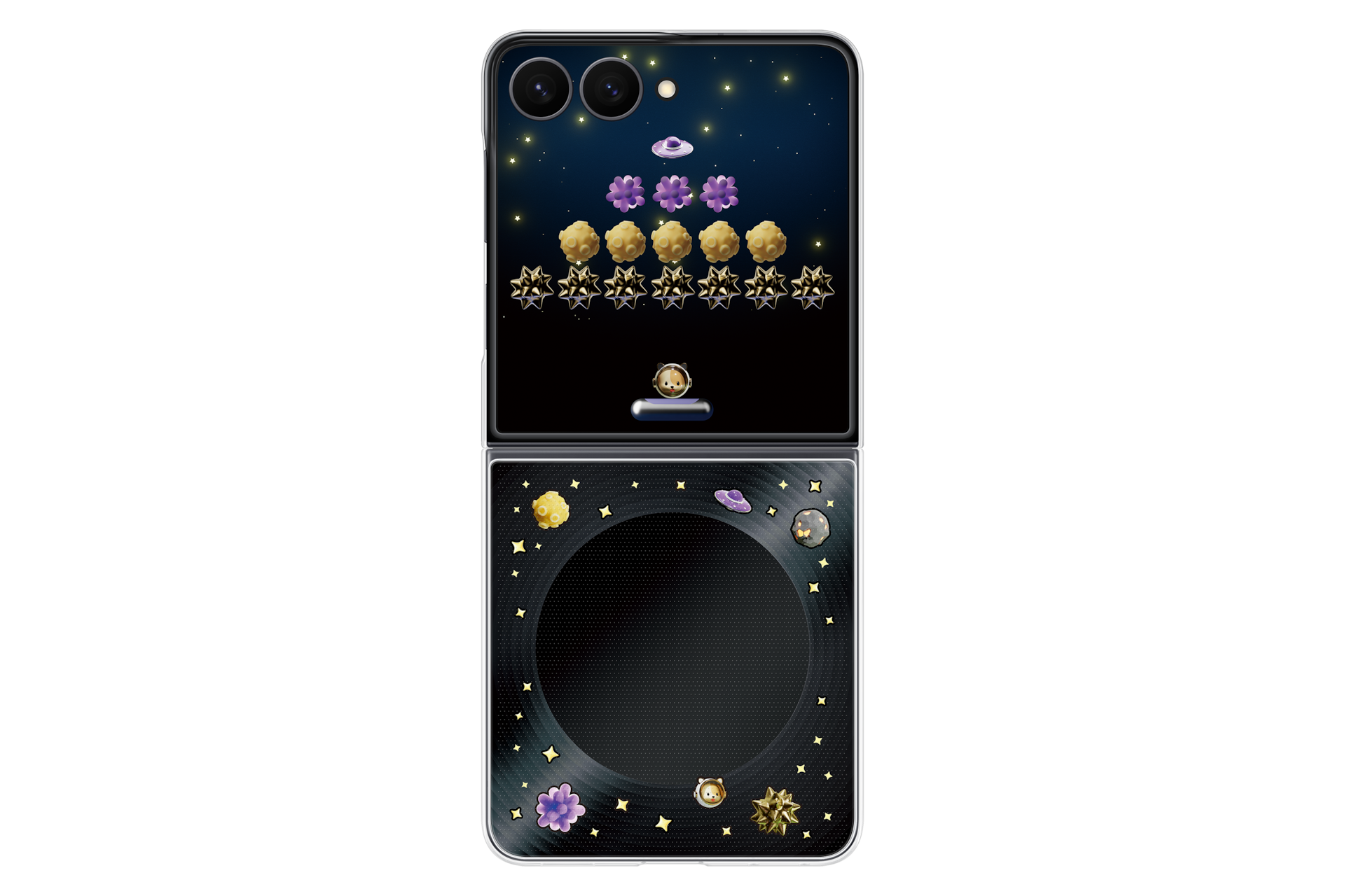 Galaxy Flip8 Flipsuit vāciņš Front2 Black 