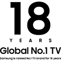 18 years Global No.1 TV 