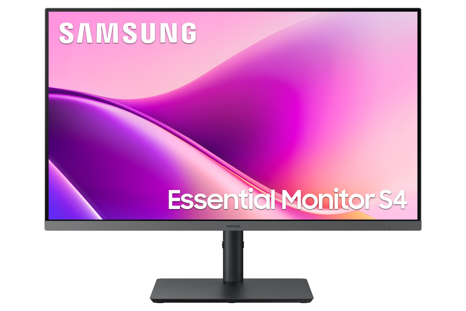 24"/27" Essential Monitor S4 S43UF Full HD 100Hz Front2 Black 