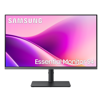 24"/27" Essential Monitor S4 S43UF Full HD 100Hz Front2 Black 