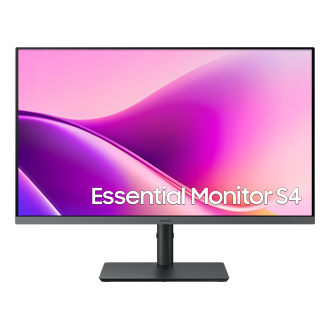 24"/27" Essential Monitor S4 S43UF Full HD 100Hz Front Black 