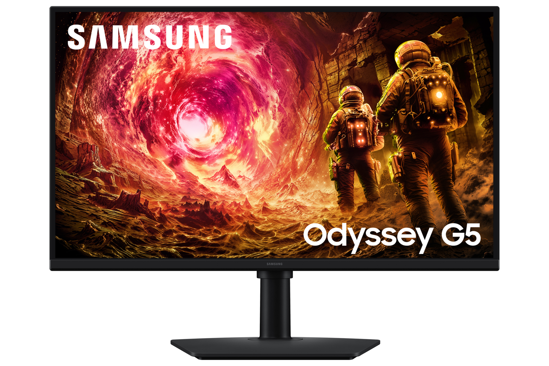 27/32" Odyssey G5 G50F QHD 180Hz Gaming Monitor Front2 Black 
