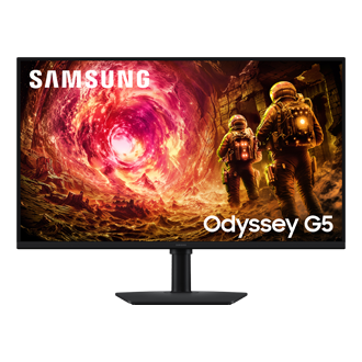 27/32" Odyssey G5 G50F QHD 180Hz Gaming Monitor Front2 Black 