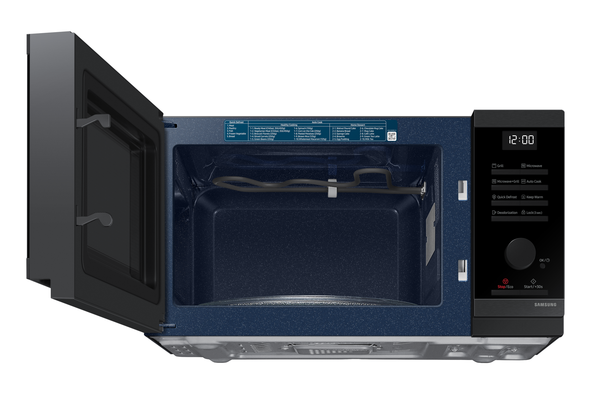 MW4000D Grill/Solo MWO With Grill Fry and Bread Defrost Dynamic-Cavity Black 