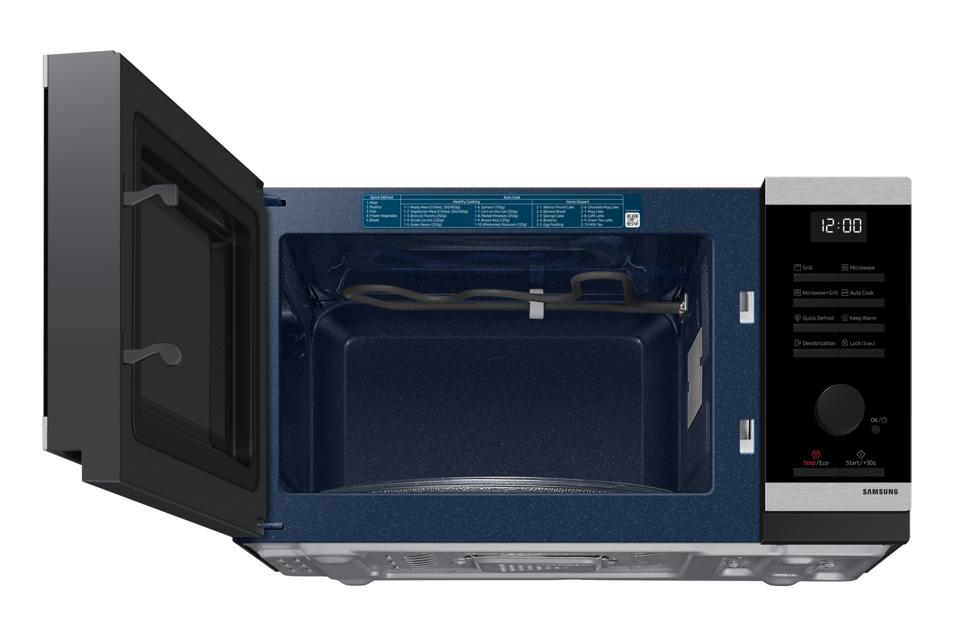 MW4000D Grill/Solo MWO With Grill Fry and Bread Defrost Dynamic-Cavity Silver 