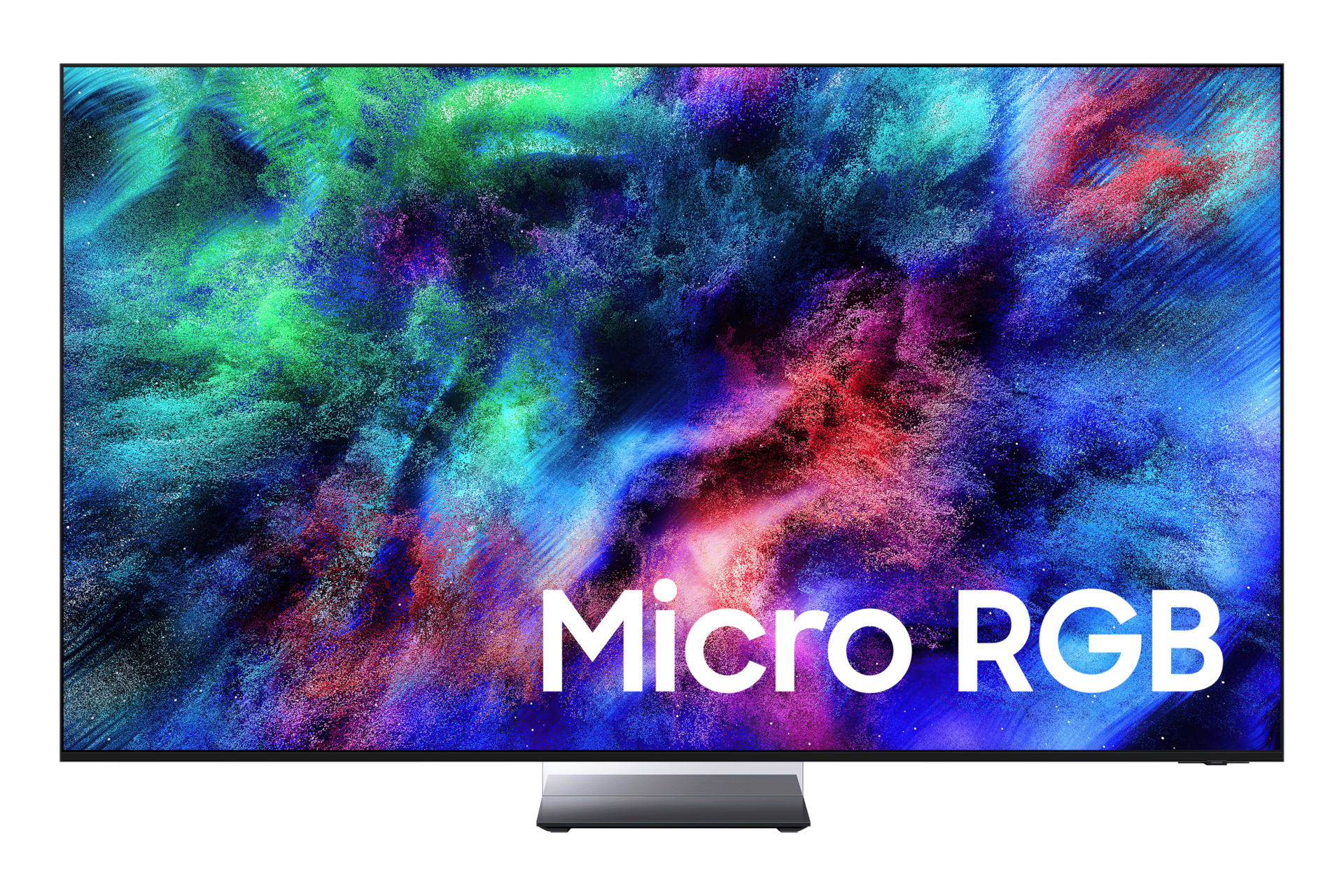 Micro RGB R95H 4K Samsung Vision AI Smart TV (2026) Front Black 