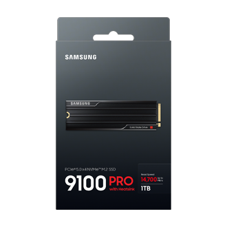 9100 PRO with Heatsink NVMe M.2 SSD PKG-Front Black 