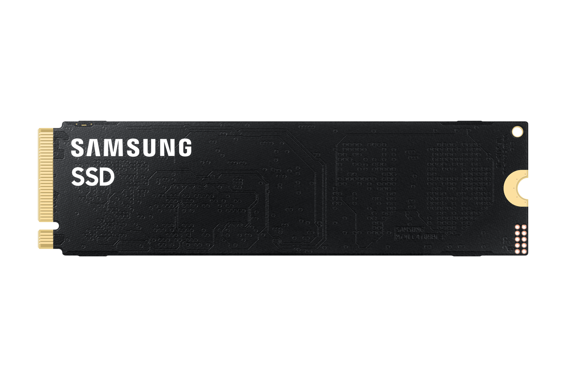 9100 PRO PCIe 5.0 NVMe M.2 SSD Back Black 