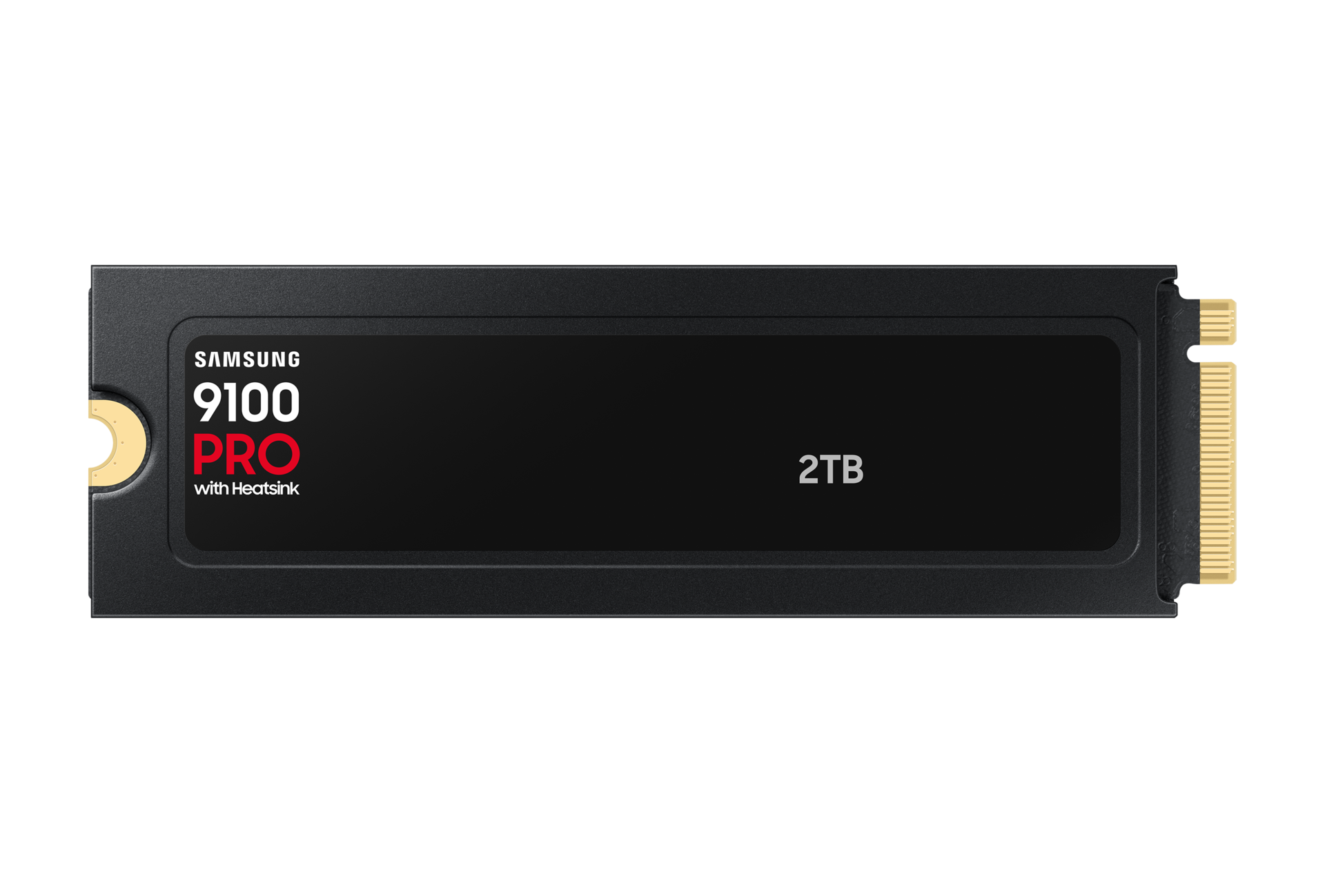 9100 PRO with Heatsink NVMe M.2 SSD Back Black 