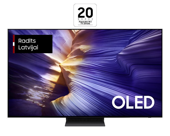 48" OLED S90F 4K Samsung Vision AI Smart TV (2025) Melnā