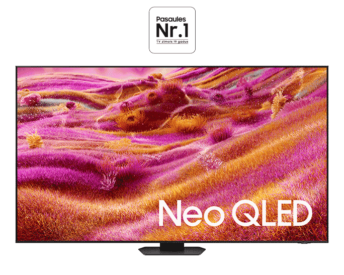 55" Neo QLED QN90F 4K Samsung Vision AI Smart TV (2025) Melnā