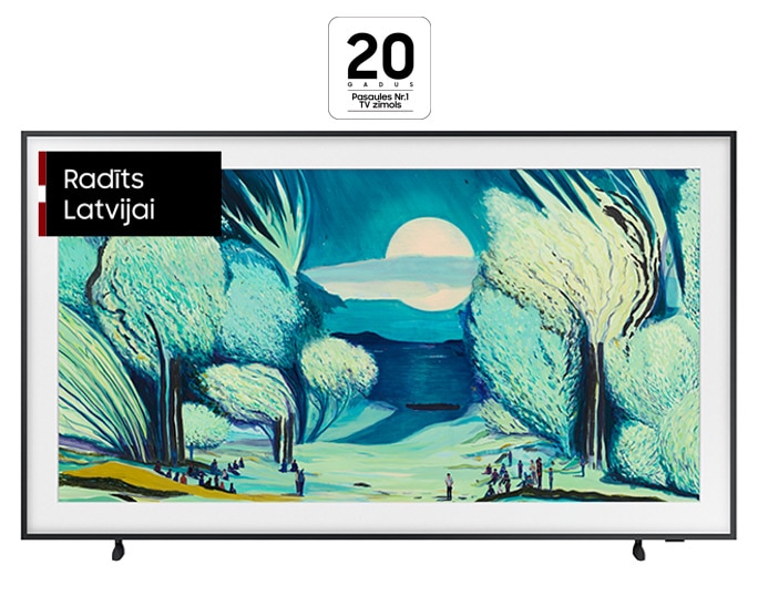 65" The Frame 4K Samsung Vision AI Smart TV (2025) Melnā
