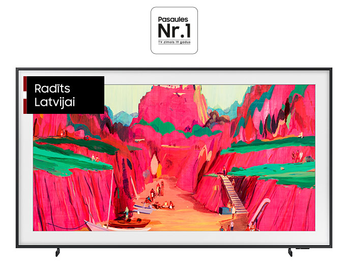 65" The Frame Pro 4K Samsung Vision AI Smart TV (2025) Melnā