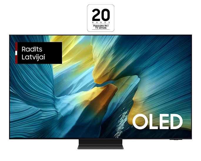 65" OLED S95F 4K Samsung Vision AI Smart TV (2025) Melnā