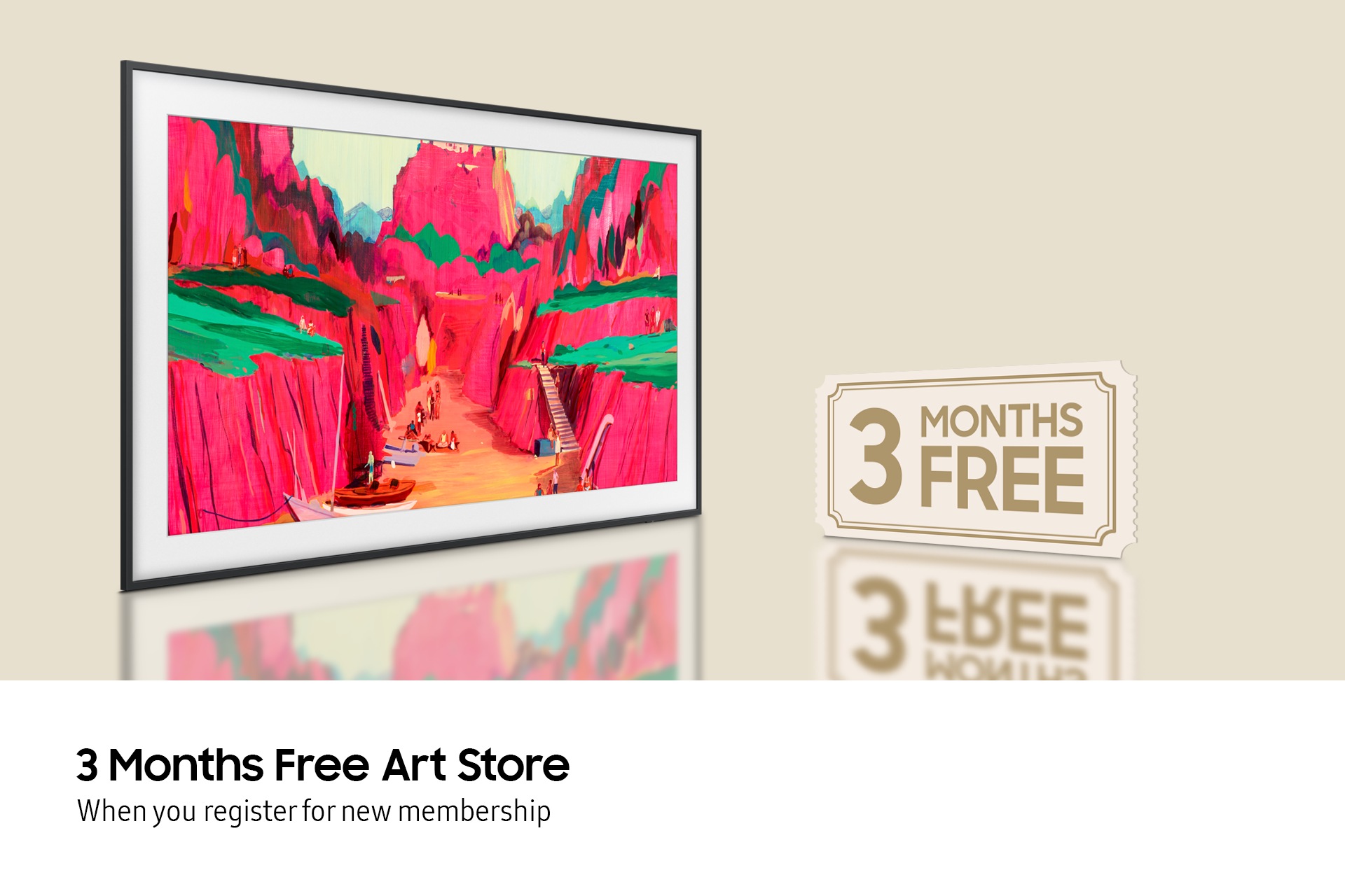 75" The Frame Melnā