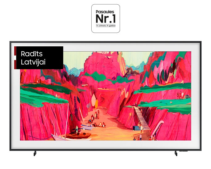 75" The Frame Pro 4K Samsung Vision AI Smart TV (2025) Melnā