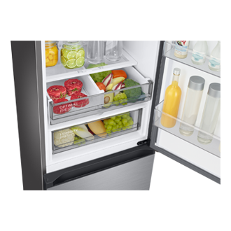 Bespoke Bottom Mount Freezer with SmartThings AI energy mode and all around cooling Detail-2Temp-Zone2 Silver 