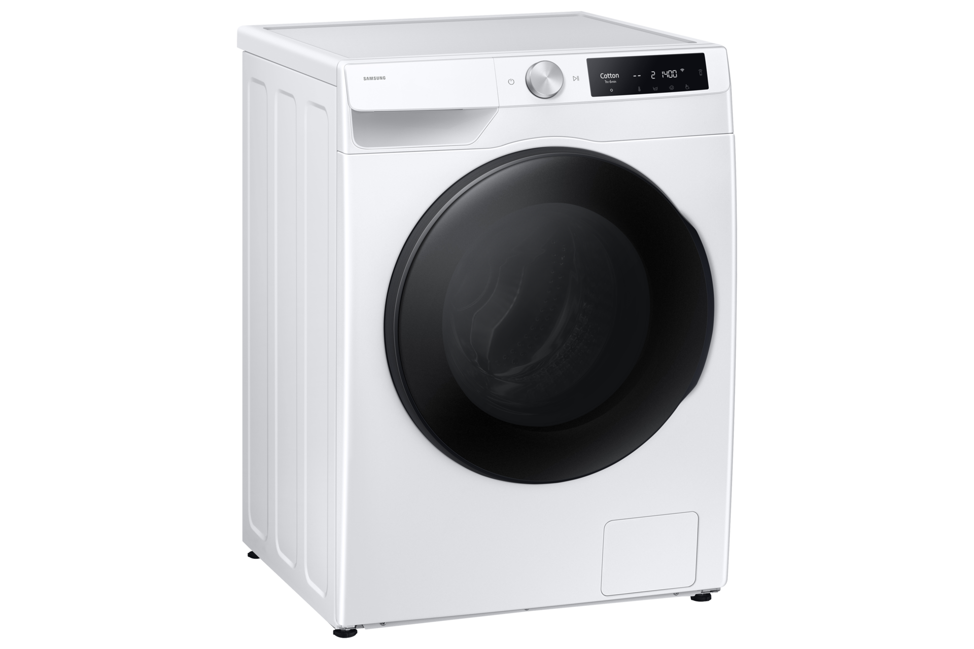11kg WD6400D Combo with SmartThings AI Energy Mode and AI Ecobubble™ L-Perspective White 