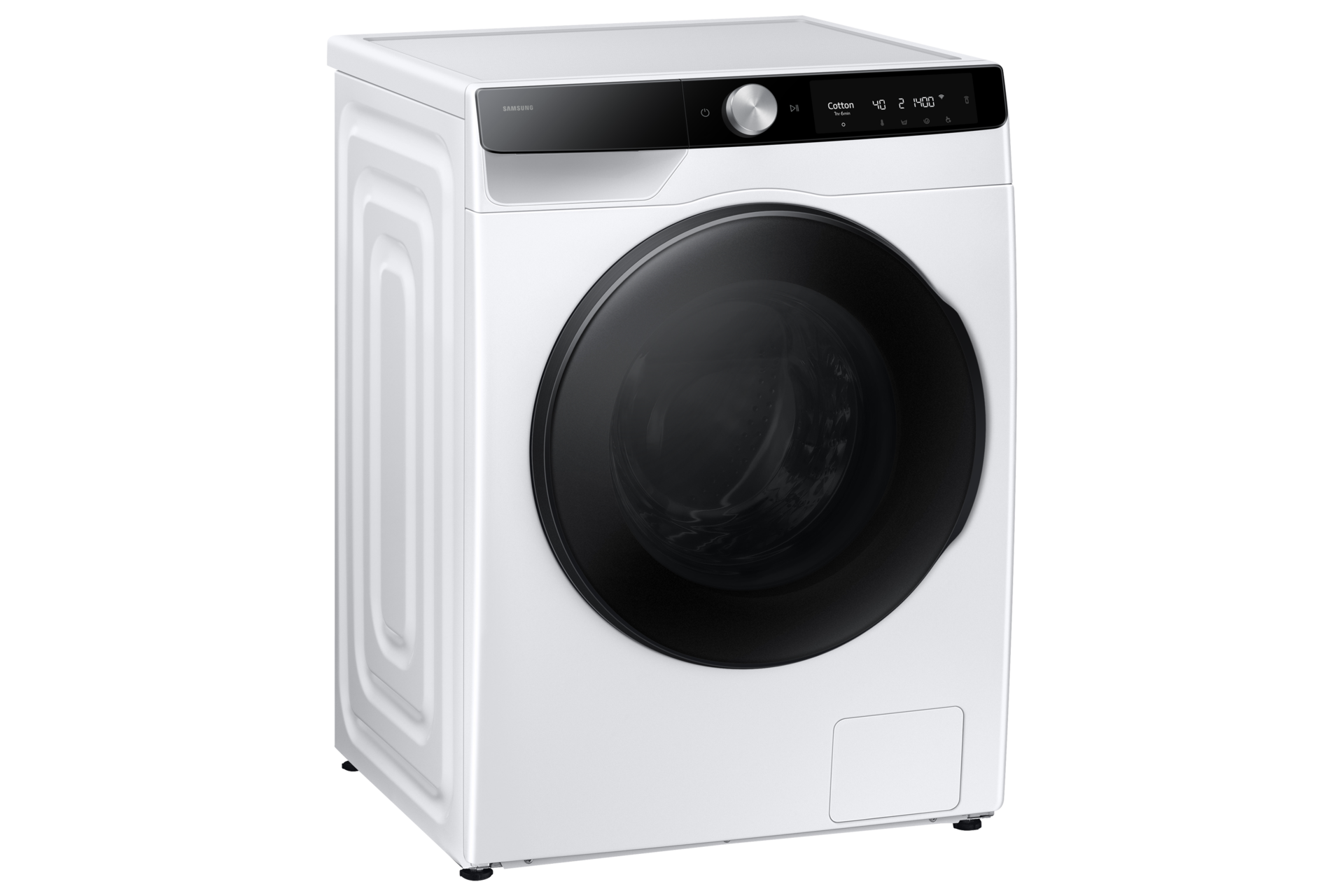 11kg WD6400D Combo with SmartThings AI Energy Mode and AI Ecobubble™ L-Perspective White 