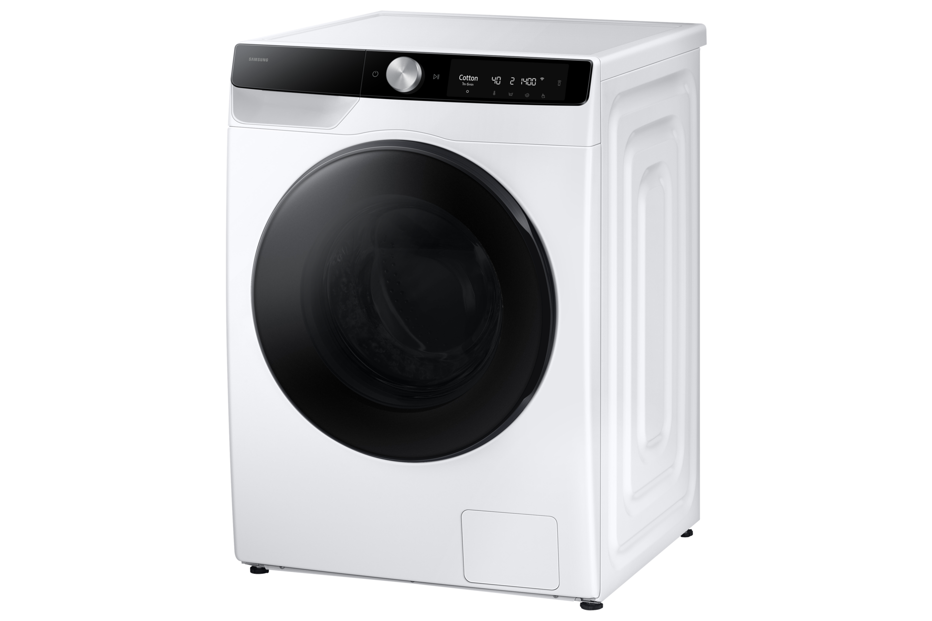 11kg WD6400D Combo with SmartThings AI Energy Mode and AI Ecobubble™ R-Perspective White 